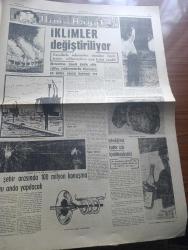 Cumhuriyet Gazetesi - 10 Şubat 1964 - Maliye Bakanı Ferit Melen yabancılar yatırımlarınız için önce Türk parası bulun sonra dolar isteyin diyorlar - tadil edilmiş anglo Amerikan teklifini bazı şartlarla kabul ettiğimiz anlaşılıyor - kuvvetin NATO emrinde olmasını şart koşuyoruz - Kıbrıs bir üçlü veya beşli mesele olmaktan çıkarak bloklar arası hale geldi - Amerikan Dışişleri müsteşarı George Ball Ankara'ya geliyor - Adalet partisine göre Toprak reformu mülkiyet haklarını zedeliyor - Amerika NATO kuvvetine katılmama temayülünde - Kıbrıs'ta Tedhişciler tarafından yakılan bir Türk evi fotoğraf - benzinciler fazla kar için akaryakıta gaz karıştırıyor - Türkiye İşçi Partisi genel kongresi'ne katılan delegeler Fotoğraf - yabancı ilim adamlarının tarihi eserlerimizi çalıp götürdükleri İleri sürüldü - Allah ne verdiyse yazan İlhan Selçuk - 1963-1964 Yunus Nadi armağanı - mühim bir bünye meselesi yazan Burhan Felek - sinema tiyatro programı - iklim ve hayat -  Fenerbahçe 2 Kasımpaşa 0