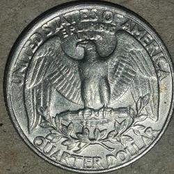 AMERİKA 1984    25 CENT  ÇEYREK DOLAR