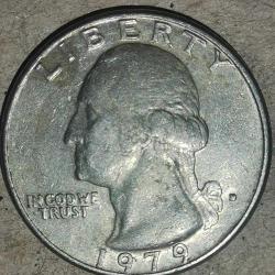 AMERİKA 1979    25 CENT  ÇEYREK DOLAR