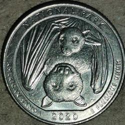 AMERİKA   2020 D     25 CENT    ÇEYREK DOLAR HATIRA NATIONAL PARK