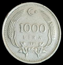 1991 1000 Lira
