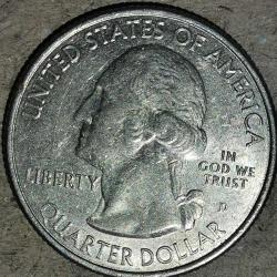 AMERİKA   2018 D     25 CENT    ÇEYREK DOLAR HATIRA VOYAGEURS