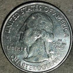 AMERİKA   2017 D     25 CENT    ÇEYREK DOLAR HATIRA  GREAT OZARK RIVERWAYS