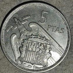 İSPANYA 1957 / 73  5 PTAS
