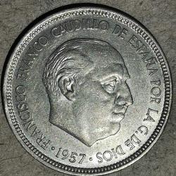 İSPANYA 1957 / 73  5 PTAS