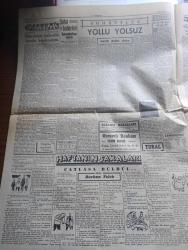 Cumhuriyet Gazetesi - 20 Mayıs 1951 - hükümet kararları Cumhuriyet Başmakale - 19 Mayıs bayramı Dün bütün yurtta kutlandı - Dün Ankara'da 19 Mayıs stadyumunda eskrimciler ve genç kızlarımız geçerlerken fotoğraf - Cumhurbaşkanı Celal Bayar ve CHP lideri İsmet İnönü merasimi takip ederlerken fotoğraf - İran'da Petrol ihtilafı - Ürdün Melikinin Dolmabahçe sarayında gazetecilere beyanatı fotoğraf - kızılların taarruzları Dün Kore'de durdu -  Raman petrolü - yol inşaatına hız verilecek - Celal Bayar İsmet İnönü mülakatı - Vefa Hajduk takımını 2-0 yendi fotoğraf - Çankaya'da Atatürk heykeli açıldı - Kanuni Süleyman yazan Harold Lamb Yazı Dizisi - haftanın şakaları yazan Burhan Felek - yollu yolsuz yazan Falih Rıfkı Atay - Libya kralı İdris El Sünusiye suikast - Fenerbahçe İzmir'de Galip - Demirspor İran'a gidiyor - Abdullah Yüce Perihan Sözeri Mualla Mukadder Atakan Cağaloğlu Çiftesaraylar bahçesinde - İstanbul Ankara Radyosu Programı - Mefharet Yıldırım'ı sahibinin sesi plaklarında dinleyin