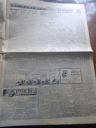 Cumhuriyet Gazetesi - 20 Mayıs 1951 - hükümet kararları Cumhuriyet Başmakale - 19 Mayıs bayramı Dün bütün yurtta kutlandı - Dün Ankara'da 19 Mayıs stadyumunda eskrimciler ve genç kızlarımız geçerlerken fotoğraf - Cumhurbaşkanı Celal Bayar ve CHP lideri İsmet İnönü merasimi takip ederlerken fotoğraf - İran'da Petrol ihtilafı - Ürdün Melikinin Dolmabahçe sarayında gazetecilere beyanatı fotoğraf - kızılların taarruzları Dün Kore'de durdu -  Raman petrolü - yol inşaatına hız verilecek - Celal Bayar İsmet İnönü mülakatı - Vefa Hajduk takımını 2-0 yendi fotoğraf - Çankaya'da Atatürk heykeli açıldı - Kanuni Süleyman yazan Harold Lamb Yazı Dizisi - haftanın şakaları yazan Burhan Felek - yollu yolsuz yazan Falih Rıfkı Atay - Libya kralı İdris El Sünusiye suikast - Fenerbahçe İzmir'de Galip - Demirspor İran'a gidiyor - Abdullah Yüce Perihan Sözeri Mualla Mukadder Atakan Cağaloğlu Çiftesaraylar bahçesinde - İstanbul Ankara Radyosu Programı - Mefharet Yıldırım'ı sahibinin sesi plaklarında dinleyin