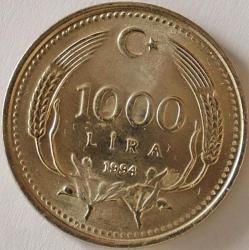 Türkiye Cumhuriyeti  1994 Yılı  1000 Lira (5932)