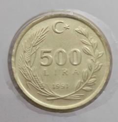 500 LİRA 1991 ERÖRLÜ