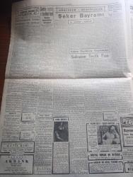 Cumhuriyet Gazetesi - 15 Temmuz 1950 - milli müdafaamız ve Türk donanması yazan Abidin Daver Başmakale - meclis dün af kanununu kabul etti - Celal Bayar bu sabah İstanbul'a geliyor - Nazım Hikmet de affedildi fotoğraf - cumhurbaşkanı Celal Bayar Dün İzmir'de Gaziantep muhribine binerken fotoğraf - 15 Mayıs 1950'den önce işlenen suçlar affedildi - İstanbul'daki Amerikan konsolosunun tamimi - Bebek sergisini 15 günde 100 bin kişi gezdi - Fatih Sultan Mehmet'in türbesi Dün açıldı fotoğraf - Kore'de savaş şiddetlendi - donanmamızın dün ve dün geceki tatbikatı - Şeker Bayramı yazan A. Adnan Adıvar - Sadrazam Tevfik Paşa - akbank'ın İstanbul şubesi açıldı - Türkiye güzellik kraliçesi müsabakası İclal Kural fotoğraf - büyük işlere doğru yazan Burhan Felek - Ankara'da Dün yapılan güreşler -  Üç Silahşörler yazan Alexandre Dumas - İstanbul Ankara Radyosu Programı - Müzeyyen Senar Işıl Zehra Bilir Suzan Güven Mualla Gökçay Yenikapı M. Çakır Gazinosunda - Montemar Revüsü Açık Hava Tiyatrosunda