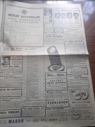 Cumhuriyet Gazetesi - 15 Temmuz 1950 - milli müdafaamız ve Türk donanması yazan Abidin Daver Başmakale - meclis dün af kanununu kabul etti - Celal Bayar bu sabah İstanbul'a geliyor - Nazım Hikmet de affedildi fotoğraf - cumhurbaşkanı Celal Bayar Dün İzmir'de Gaziantep muhribine binerken fotoğraf - 15 Mayıs 1950'den önce işlenen suçlar affedildi - İstanbul'daki Amerikan konsolosunun tamimi - Bebek sergisini 15 günde 100 bin kişi gezdi - Fatih Sultan Mehmet'in türbesi Dün açıldı fotoğraf - Kore'de savaş şiddetlendi - donanmamızın dün ve dün geceki tatbikatı - Şeker Bayramı yazan A. Adnan Adıvar - Sadrazam Tevfik Paşa - akbank'ın İstanbul şubesi açıldı - Türkiye güzellik kraliçesi müsabakası İclal Kural fotoğraf - büyük işlere doğru yazan Burhan Felek - Ankara'da Dün yapılan güreşler -  Üç Silahşörler yazan Alexandre Dumas - İstanbul Ankara Radyosu Programı - Müzeyyen Senar Işıl Zehra Bilir Suzan Güven Mualla Gökçay Yenikapı M. Çakır Gazinosunda - Montemar Revüsü Açık Hava Tiyatrosunda