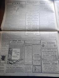 Cumhuriyet Gazetesi - 29 Ekim 1945 - Yaşasın Cumhuriyet yazan Yunus Nadi Başmakale - büyük bayram kutlu olsun fotoğraflar - Başbakan Şükrü Saraçoğlu Dün söylediği nutukla bayramı açtı - Amerika'nın dış siyaseti aydınlandı şimdi Mareşal Stalin'in söyleyeceği nutuk bekleniyor - Cumhuriyet ilanına karar verildiği gün fotoğraf - İstanbul büyük Bayramı heyecanla kutluyor fotoğraflar - milli bayram yazan Burhan Felek - Suç Ve Ceza Vadideki Zambak İzlanda Balıkçısı kitapları Remzi kitabevinde - günahsızlar filmi İpek sinemasında - kan muayenesi ile verasetin ispatı yazan doktor Kemal Saraçoğlu - Victor Hugo'ya dair yapılan dedikodular Toplayan Hamdi Varoğlu - Philips - Mefharet Yıldırım Taksim kristal salonunda - Hamiyet Yüceses Mustafa Çağlar Hacer Buluş Celal Tokses her akşam Maksim salonlarında - Müzeyyen Senar Işıl Safiye Tokay Beyoğlu Novotni Oteli altında büyük aile saz salonunda - bugünkü radyo programı - Bulmaca - Yanko orkestrası Ankara Gar Gazinosu'nda - Singer saat mağazaları