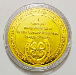 Doğum Günü Temalı Bitcoin Boyutlarında Hatıra Madalyon..