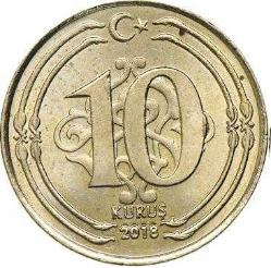 Türkiye Cumhuriyeti 2018 Yılı 10 Kuruş    (4288)