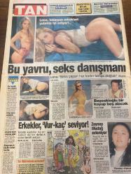 TAN GAZETESİ DOĞUM GÜNÜ HEDİYESİ - 26 EYLÜL 1997 - TAM TAKIM 8 SAYFADIR -Nergis-Nazlıhan-Lena-Zeki Başeskioğlu-Zeynep Uludağ-Menekşe-Bahattin Atak-Mehmet Duru-Diana Hamdi-Şeyh Nefzavi-Murbeda-Tadımlık sevgi-Yatakta Loto oynuyor-Asgari ücretli mucize yaratıyor-Hollanda’da kazandı şimdi Türkiye’de yiyor-Bu yavru seks danışmanı-Erkekler vur kaç seviyor-Öp beni öldüresiye-Kadının zevk haritası-AIDS sevişmeyle de geçebilir-İbret alınacak olaylar-Evlilikte kriz sinyalleri-Yaşanmış aşk hikayeleri-Zevk üçgeni-Cinsel danışman-Kadının aklı fercindedir-Türk Bahçesi’nden esintiler-Mektup arkadaşı-Hayat arkadaşı