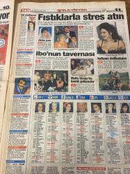 TAN GAZETESİ DOĞUM GÜNÜ HEDİYESİ - 21 HAZİRAN 1996 - TAM TAKIM 8 SAYFADIR -Harika Avcı-Bülent Ersoy-Birol Gürkan-Nur Çağla-Salih Güney-Sibel Gökçe-Neslihan Sezer-Muazzez Ersoy-Levent Kırca-Ebru Gündeş-Seda Sayan-Şebnem Yüce-Temel Karaman-Fadime Aydın-Leyla Sevil-Ayşe San-Arzu Atakan-Aslı Han-Hüseyin Atış-Tülay Korkmaz-Melis Erkoç-Figen Yücel-Sevgin Koçyiğit-Tanya Demir-Nükhet Duru-Sibel Can-Muzaffer Ersoy-Emrah-Tanju Çolak-Sibel Egemen-Hülya Avşar-Sertaç Levent-Hakan Peker-Ezgi Asuhan-Şenes Erzik-Süleyman Seba-Parrth Term-Hüseyin Kalpar-Ali Baba-Hatice Aslan-Necmi Uçar-Mahmut Aslan-Cemal Özkan-Nihat Dönmez-Erkan Can-Hamit Turkoğlu-Hakkı Atakan-Hayri Dönmez-Gaziantepspor-Yeşil Timsahlar-Dardanelspor-Fatih Çekirdek-Esnafı perişan ettiler-Herkese prezervatif veriyoruz-Harika Avcı artık utanmıyor-Bülent Abla helal sana-Nur Çağla Salih’i kuzu kapama yaptı-Sibel iki erkeği birden seviyor-Ufaklığı kestirmenin tam zamanı-Nesli parayı çuvalla getirdi-Seda Sayan’ın eski kocası Şebnem’i kaptı-Tem