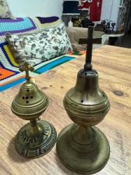 OSMANLI DÖNEMİ RUM İŞİ HAÇLI BUHURDANLIK OSMANI DÖNEMİ SÜLEYMANİYE İŞİ HIRİSTİYAN RUM HAÇLI PİRİNÇ BUHURDANLIK YÜKSEKLİK:19,5 CM O DEÖNEMİ İZLERİ DURUYOR MAKEDONYA ÜSKÜPTEN ALINDI