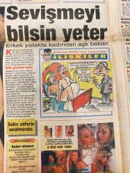TAN GAZETESİ DOĞUM GÜNÜ HEDİYESİ - 2 AĞUSTOS 1997 - TAM TAKIM 8 SAYFADIR -Sami-Nur Çağla-Hande-Sibel Hakki Ural-İbrahim Tatlıses-Aysu Mert-İbrahim Erkal-Elçin Tuna-Bahattin Atak-Cansel-Ali Şen-Teslime Tablacı-Hakan Bozuk-Akıncı Gülten-Akay Akhal-Murat İyi öttür malı götür-Kuşu çok öttürme sanatı-Sami’nin kalbi durdu-Cennetlik İbo-Memeler 98 model-Diploma yerine kız getirdi-Kadının karnından sıpayı eksik etme-Adı Cansel al koynuna sev-Boğalar lige döndü-Sevişmeyi bilsin yeter-Gül-Sibel Barış-Hüseyin Elgin-Serap Ergi-Serap Ergü-Gaye Erdoğan-Seda Öz-Tuğba Başer-Banu Alkan-Kaynanadan bıktı evliliğini yıktı-Şoförün acı sonu-Ev sahibi Sibel’i evinden şutladı-Fıstık al keyfe dal
