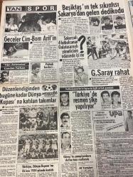 TAN GAZETESİ DOĞUM GÜNÜ HEDİYESİ - 23 MAYIS 1986 - TAM TAKIM 8 SAYFADIR -Mercedes-Bahri Mutlu-İbrahim Tatlıses-Sabah Duru-Funda Fırat-Nuri Tahtalı-Linda Hanke-Mehtap-Bülent Ecevit-Demet Ecevit-Bülent Gürkan-Necati Attıcı-Tevfik Uzunoğlu-Mehmet Zer-İbrahim Erdem-Harun Yardım-Hakkı Yalçın-Merih Fırat-Recep Kaymak-Yıldız Arhan-Hayko-Vesla Valović-Nihat Erence-Aydın Samanbeyli-Musa Eroğlu-Nurtac Düzgit-Şevket Yılmaz-Süleyman Demirel-Erdal İnönü-Alparslan Türkeş-Turgut Özal-Mehmet Kaplan-Haydar Kaplan-Kaddafi-Nuri Tahtalı-Cevdet Sunay-İpek Erdem-Artiz Ferit-Durakoğlu-Nuri Tunalı-Arif Kaptan-Candan Tarhan-G.Saray-Beşiktaş-Fenerbahçe-SHP’de kapışma-NATO’ya ihtar-Kaddafi diplomatını öldürttü-Manyak kadın karnını ısırdı-Güreş karakolda bitti-Dişçisinden yüzme öğreniyor-Hem bekar hem kılıbık-Geceler Cim-Bom Arif’in-Türkiye’de resmen şike yapılıyor-Artiz Ferit’in figüranları