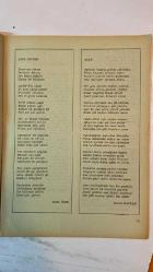 ANA KÜLTÜR SANAT, ŞİİR DERGİSİ - MAYIS 1987 SAYI: 133 NECLA ÜNAL - ALİ NARÇIN - ÖZCAN ATAMERT - MELİH ÖZER - KEMAL BAYRAM - HACER YETER - SEVGİ BALIN - VİLDAN ÇOLAK - SEFA ÜNAL - MÜVEDDET TÜRKUĞUR - EMİNE ERTEM - ASUMAN ŞAPAĞASIOĞLU - MUHİDDİN N. GÜVEN - ENVER YORULMAZ - AHMET AYDIN - BÜLENT ATAKUL - AYSEN ÖZGÖR - MEHMET CEM YIĞIT - MAKBULE AĞCA - YILDIRIM DOĞAN ERGENELİ - NUSRET HIZIR - ABDURRAHMAN KAYMAK - ADEM GÜNEY - DURSUN FİKRİ GENÇ - VEDAT GÜLER - SAİT FAİK ABASIYANIK - NAZIM SÖKMEN - ATTİLA ÜNAL - BEKİR SITKI TUNCER - GÜNGÖR ARİBAL - SEMİH METE - ZEKİ MÜREN - LERZAN ÖKE - ORHAN TAŞAN - MÜVEDDET GÜNBAY - NURTEN KOLÇAK TEZMEN - SELAHATTİN EVCİL - CENAN AKIN - SEVAL IRMAK - GÖNÜL OYMAN - EKREM ZEKİ ÜN - MUAMMER SUN - SABAHATTİN KALENDER - YAR DEYİNCE ANA DİYAR DEYİNCE BODRUM - GÜN İÇİNDE KİLİTLENMİŞ GÜNLÜKLER - ANNE SEVGİSİ - ANAM - DERGİMİZİN YILLIK YEMEĞİ - ŞİİR YARIŞMASI ÖDÜLLERİ - RESİM MÜZİK SEMİNERİ - RESSAMLAR DERNEĞİ - BEKİR SITKI TUNCER SERGİSİ - AKA - TAM TAKIM  36 SAYFA