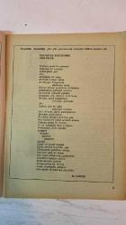 ANA KÜLTÜR SANAT, ŞİİR DERGİSİ - MAYIS 1987 SAYI: 133 NECLA ÜNAL - ALİ NARÇIN - ÖZCAN ATAMERT - MELİH ÖZER - KEMAL BAYRAM - HACER YETER - SEVGİ BALIN - VİLDAN ÇOLAK - SEFA ÜNAL - MÜVEDDET TÜRKUĞUR - EMİNE ERTEM - ASUMAN ŞAPAĞASIOĞLU - MUHİDDİN N. GÜVEN - ENVER YORULMAZ - AHMET AYDIN - BÜLENT ATAKUL - AYSEN ÖZGÖR - MEHMET CEM YIĞIT - MAKBULE AĞCA - YILDIRIM DOĞAN ERGENELİ - NUSRET HIZIR - ABDURRAHMAN KAYMAK - ADEM GÜNEY - DURSUN FİKRİ GENÇ - VEDAT GÜLER - SAİT FAİK ABASIYANIK - NAZIM SÖKMEN - ATTİLA ÜNAL - BEKİR SITKI TUNCER - GÜNGÖR ARİBAL - SEMİH METE - ZEKİ MÜREN - LERZAN ÖKE - ORHAN TAŞAN - MÜVEDDET GÜNBAY - NURTEN KOLÇAK TEZMEN - SELAHATTİN EVCİL - CENAN AKIN - SEVAL IRMAK - GÖNÜL OYMAN - EKREM ZEKİ ÜN - MUAMMER SUN - SABAHATTİN KALENDER - YAR DEYİNCE ANA DİYAR DEYİNCE BODRUM - GÜN İÇİNDE KİLİTLENMİŞ GÜNLÜKLER - ANNE SEVGİSİ - ANAM - DERGİMİZİN YILLIK YEMEĞİ - ŞİİR YARIŞMASI ÖDÜLLERİ - RESİM MÜZİK SEMİNERİ - RESSAMLAR DERNEĞİ - BEKİR SITKI TUNCER SERGİSİ - AKA - TAM TAKIM  36 SAYFA