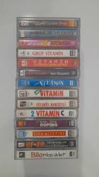 14 ADET GRUP VİTAMİN VE GRUP VİTAMİN TARZI KASET