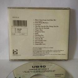 Cd UB40 Labour Of Love 2 Albümü.Temiz Koleksiyonluk. Orijinal. Sorunsuz çalışıyor.