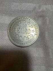 Gümüş Euro 925 Ayar  Madeni Para Europa’nın kaçırılmasını temsil eden Özel basım 10 Euro’luk bir hatıra madeni para (Coin )