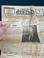 Jamanak gazetesi Ermenice Jamanak gazetesi 1979