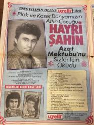 TAN GAZETESİ DOĞUM GÜNÜ HEDİYESİ - 28 OCAK 1986 - 4 SAYFADIR -Neriman-Perihan Savaş-İbrahim Tatlıses-Osman Uluk-Menşure Uçar-Kemal Özçeper-Kader Karık-Hayri Şahin-Mustafa Sayan-Hamd Özbay-Halil Çelikoğlu-Kadir Horoz-Cüneyt Sarıvazlar-Celal Özsarı-Martha Mason-Richard Dreyfuss-Abdullah Turhan-Serpil Çakmaklı-Osman Hattat-Kadir İnanır-İbrahim Tatlıses-Orhan Ayynoğlu-Tarık Akan-Lokman Kondakçı-Zahide Başer-Muzaffer Sönmez-Ali Musa Güneş-Hakan Kalkavan-Sabahattin Polat-Mehmet Toprak-Ömer Muz Bir küfe odun için kendini satacaktı-Çıplaklar parayı götürdü-İbrahim kızımı fahişeliğe itiyor-Yaşlı çapkın sert kayaya çarptı-Beni yalan makinesine bağlayın-Elveda Sevgilim-Yarışma İstanbul’da büyük final bu gece-Yatağımdan kimler geçti-Komşulara ayıp oluyor diye nikâh yaptılar-Kocamı çok sevdiğim için kendimi sattım-Çalmazsam canım sıkılıyor abi Azat Mektubu-Seni İstedim-Gözümden Düştün-Sen Nesin Dünya-Saklı Korkmaz-Haşretin Bende Kalsın-Vakit Geçmiş Olacak-Ne Diyeceğim-Artık Kızlar-Dertle Doluyuz-Ya