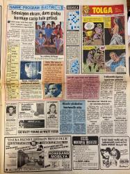 TAN GAZETESİ DOĞUM GÜNÜ HEDİYESİ - 29 OCAK 1986 - 4 SAYFADIR -F.K.-Doktor Murat-Atilla Kopruloğlu-İlhami Aydoğan-Yalçın Özmen-Fahriye Abla-Müjde Ar-Hülya Avşar-Zafir Seba-Hülya Işıl-Asım Topal-Selim Ünvar-Sema Tekin-Enis Ayyıldız-Dieter Goya-Ergün Kara-Fatma Karabulut-Ömer Muz-Abdullah Turhan Fuhuş fabrikasının bir kurbanı konuştu-Bir beyaz gömlek bir tansiyon aleti ile 100 kişiyi çarptı-Papandreu’yu da kim takar yahu-Müjde kardeşini de kendisine benzetti-Nunga’nın aşkı balta girmemiş ormanı birbirine kattı-Erkek delisi Ina-Televizyon ekranı dans grubu kurmayı cazip hale getirdi-Kösele yüzünden hastanelik oldu-Çapkınlık yapan kocanızı nasıl yakalarsınız-Sevişmek yasak-Kocanızın gözünü dışarıda bırakmayın-Sevdiği kıza hava almak için okulu çaldı-Askeri lisede müzikli dakikalar Tolga-Bizans Güzeli-Abdullah Turhan-Mad Max-Geçmişin Cellatları-Ömer Muz