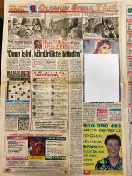 TAN GAZETESİ DOĞUM GÜNÜ HEDİYESİ - 17 EKİM 1992 -SADECE 4 SAYFADIR -Melahat Hanım-Sevim Egesoy-Okyay-Oya-Oymak-Cumhuriyet Savcısı-Hayri Özdemir-Turgut Özal-Ahmet-Neslişah-Aziz Bey-Yılmaz Topaloğlu-Berrin Tunçel-Yalçın Menteş-Y.Y.-Haldun Sevel-Teoman Ayık-Gülay Pınarbaşı-Fadıl Öz-Sedat Özen-Melet Ay-Yaşar Fatih Solmaz-Nurtaç Azap-Atıla Selçuk-Şafak Bayar-Lütfi Karan Adam öldürmenin cezası bu kadar mı-Çapkınlara gün doğdu-Onun işini kömürlükte bitirdim-İçinden Yaşar geçen fotoroman-Neslişah Kıbrıs’ın tamamını fethetti-Üsküdar Televizyonu Mor Noktalı yayına başlıyor Ustura Kemal-Haldun Sevel