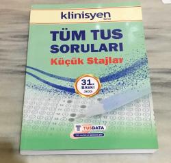 Klinisyen Serisi TÜM TUS SORULARI KÜÇÜK STAJLAR 31.BASKI - 2022