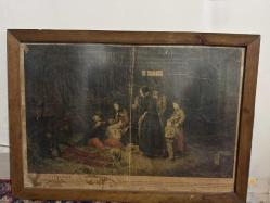 Antika Litografi Baskı 19.Yüzyıl Albert Anker Çalışması. “1872 Tarihli Litografi – Albert Anker İmzalı ‘L’Hospitalité 	“1872 Orijinal Litografi – Koleksiyonluk Antika Tablo Baskısı” 	•	“Albert Anker ‘L’Hospitalité’ – 19. Yüzyıl Litografi Antika” Altında Fransızca açıklamaları yazıyor.