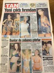 TAN GAZETESİ DOĞUM GÜNÜ HEDİYESİ - 6 ARALIK 1997 - TAM TAKIM 8 SAYFADIR -A.C.-Neriman-Mesut Yılmaz-Hande Ataizi-Tarkan-Gökmen-Assel İsabayava-Susanne-Tuija-Susanna-Tanju Akçay-Sevda Demirel-Gülben Ergen-Cem Özer-Fulya-Tülin Hazal Komşunun oğlunu banyosuna kapattı-Sayenizde tertemiz olduk-Şimdi de frengi alarmı-İnternette seks kaseti-Yeni çıktı fırından-Bunlar da yabancı çıtırlar-Bu maça yürek dayanmaz-Lezbiyenliğini itiraf mı-Sabancı ailesine yakışır mı-Sevgilisinden 10 milyarlık yüzük-Askerdeki kocaya kelek yaptı-180 basarken kucağımda-Omlazkı böyle yapılmaz ki Oğlumu kadına yar etmem-Sübyan taktiği-Babasına anlattı-Hadi cicim yıkanalım-Temiz Türkiye vaadiyle iktidar olan Yılmaz sözünü tuttu-Zam yağmuru-Frengi hastalığı bulaştıran kadınlar armut gibi toplanıyor-Gele de iç geçirme-Gönül var oltada gönül var şişbüğe konar-Bunlar da yabancı çıtırlar-Miss Model için ülkemize gelen mankenler özel ilişkiler kurdular-Kolları sıvadı-Tarkan’a rakip kuzeni geliyor-Bu maça yürek dayanmaz-Küçük m
