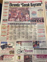 TAN GAZETESİ DOĞUM GÜNÜ HEDİYESİ - 23 NİSAN 1994 - TAM TAKIM 6 SAYFADIR -Nona-Gülben Ergen-Yıldo-Nilüfer-Çiğdem Ayazoğlu-Lami Çıtak-Leyla Somer-Songül Soyman-Asu­han-Kayahan-Perran Kutman-Semra Türel-Bülent Orhon­say-Nathalie-Serhat Gökmen-Hülya Mutlu-Yunus Türköz-Da­um-Saftig-Saffet-Özaydın-Aykut-Boliç-Pingel-Hayrettin-Murat Burhan-Hakan Burhan-Emine Burhan-Bülent Orhonsay-Kumrular Na­taşalara ağır darbe-Hüngür hüngür ağladı-Nona kocasını uyutup aşk yaparken basıldı-On balkon da arka balkon da çok tehlikeli-Sesim de fiziğim de güzel-Yatırıyor batırıyor-Yıldo espri yaptı Nil zatürre oldu-Krize meydan okudular-Ekranda çocuk bayramı-Bu kadroya nazar değdi-Çıplak türkücü olarak tanınmak istemiyorum-Songül Soyman kaportayı düzeltti piyasaya çıktı-Cesedinin yerini gösterdi-Fenerbahçe yenilmez armada-Daum Saftig karşı karşıya-Cift vuruş-Fenerbahçe başkanvekili kesin konuştu-Cim Bom’da Kubilay sendromu-Ganyan parasını yiyemediler-Fantezi aşkı renklendirir-İbadet gizli aşk aleni-Rusya’dan itha
