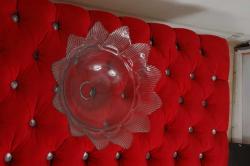 Antika Cam Meyve Kasesi – El İşçiliği, 25 cm Çapında