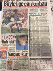 TAN GAZETESİ DOĞUM GÜNÜ HEDİYESİ - 25 AĞUSTOS 1992 - 4 SAYFADIR -İzzet Bahçe-Şeyh Nefezavi-Taner İkinci-Hülya-Tamer Parlak-Safiye Soytaş-Salim El Batı-Yavuz Kaptanoğlu-Haluk Akçam-Selim Yener-Bahattin Atak-İnanç Göksel-Kerim Aydın Erdem-Yazar Yaşar Bozguç Erkeklik uzvunun boyu önem taşır-Hülya’dan göbek dersi-Hem güldürecek hem de düşündürecek-Yedikule Mihriban motor dedi-Böyle lige can kurban-Bako ruh gibi-Venglos küs-Şırnak için için yanıyor-Gelin şu olimpiyat işinden vazgeçin-Tuvalet sifonunu çekmeyen kocasının poposunu dağladı-Klitoris vajinadan daha önce uyarılır-Jigolo Erkeğin uzvu 23 santimden büyük ya da 11.5 santimden küçükse kadına ya acı verir ya da memnun edemez-TRT’den Show TV’ye transfer olan dizi-Yarın yine erkeklik uzvu-Hem güldürecek hem düşündürecek-Böyle lige can kurban-Avrupa futbolu futbolumuza ışık saçtı-Balyoz Stumpf-Venglos küs-Haftanın panoraması-Şırnak için için yanıyor-Batı insanı ve çocuk-Bir yeni sosyalist parti-Sırnak bütün gece yandı-Gelin şu olimpiyat iş