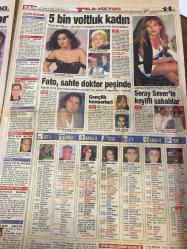 TAN GAZETESİ DOĞUM GÜNÜ HEDİYESİ - 29 TEMMUZ 1996 - TAM TAKIM 12 SAYFADIR - İbrahim Tatlıses-Judy Miller-Yıldız-Tansu Çiller-Gözde Tam-Ali Dinçöl-Müşerref Akay-Levent Efe-Özlem Saçan-Oya Aydoğan-Nükhet Duru-Sadiye Alışık-Seray Sever-Fatma Girik-Onur Onursal-Hülya Bilgin-Yalçın Şen-Gökdal Menşeoğlu-Rasim Hoca-Rahim-Amokachi-Ergun Gürsoy-Al Şen-Ezgi-Asuhan-Judy Miller-Aysel-Kamil Asuhan-Arzu Atakan-Aslı Esen-Elise Ateş-Tülay-Melis-Feryin Tekeli-Tanya-Zıpkin Tahir-Seren-Şafak-Saffet-Onur-Sibel-Kenan-Evden kaçanı kurt kapıyor-Hocayı öpmek bilek ister-Evlenmeden balayına çıktı-Amerika’nın erkek Fatma’sı-Zıpkin Tahir affetmiyor-Haydi çocuk yapın-Alllah kimseyi dile düşürmesin-Seren’in arabası var uçar gider-Oya Aydoğan büyük oynuyor-5 bin voltluk kadın-Fato sahte doktor peşinde-Seray Sever’le keyifli sabahlar-Her telden şakıyor-Bir gün şöhret olacağım-Sabrıtaşını çatlattılar-Kara’yı sıkıntı bastı-Minsk’in başarısı yok-Gürsoy gazetecilere çattı-Yurt dışına kaçacak halim yok-Sevgilisine uydu h