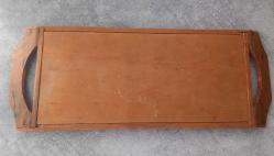 VİNTAGE EL YAPIMI EL ÇİZİMİ ÇİN KÜLTÜR TEMALI AHŞAP TEPSİ.  KONDİSYON İYİ KOLEKSİYONLUK NADİR