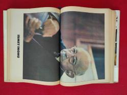 1973 Milliyet Yıllık - Milliyet'ten Seçmeler Dizisi - Şömizli - 1 Ocak 1973, 31 Aralık 1973 Arası Türkiye ve Dünyadaki Siyaset, Spor, Sanat, Sinema, Müzik Tüm Olayların Bol Görselli Yıllığı