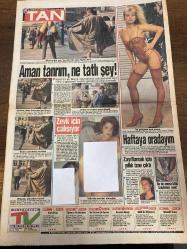 TAN GAZETESİ DOĞUM GÜNÜ HEDİYESİ - 31 TEMMUZ 1993 - TAM TAKIM 8 SAYFADIR -Cavit Çağlar-İbrahim Bodur-Tudanya-Suna Yıldızoğlu-Hüseyin Yoyo-Halime-Menfur Tokgöz-Didem-Daniela-Andre-Carol-Teoman Ayık-Gülem Yaman-Fatih Solmaz-Cevat Okgül-Halil Kırlangıç-Metani Savaş-Tunç Özgen-Orhan Yalınkaya-Hollmann-Venglos-Osieck-Hiddink-Müjdat-Yüksel Akkan-Gönül Yazar-Fatih Erkoç-Ebru Gündeş-Onay Alazı-Tunç Özgen-Antalya program bir başka oluyor-Gönül Yazar taş bebek Gönül bugün bile taş gibi-Türkiye böyle sünnet görmedi-Halk sapığı anında tanıdı-Maşallah deyin de nazar değmesin-Alo Adana çık aradan-Aman tanrım ne tatlı şey-Zevk için çalışıyor-Haftaya oradayım-Terbiyesiz teklif-Gibi-Hasret bu yıl bitecek-Ohh be dünya varmış-Bu yıl giysiler şeffaf-Geçmiş zaman olur ki-Sekiz sanatçılı bir yapım