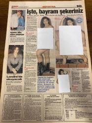 TAN GAZETESİ DOĞUM GÜNÜ HEDİYESİ - 28 NİSAN 1996 - TAM TAKIM 8 SAYFADIR -Şenay Dorsay-Ayşenur Şeyler-Mine Çayıröğlu-Seçil Kılıç-Venüs-Mehmet Duru-Mehmet Nuri Yılmaz-Tansu Çiller-Emin Kul-Bülent Ecevit-Ahmet Olcay-Şahin Polat-Şükrü Kızılot-Ruşen Atik-Güzelimiz Şenay Dorsay-Högh-Van Gobel-Souness-Moshoeu-Sergen-Orhan Yüce-Ertuğrul-Rıdvan Dilmen-Metin Aşık  Gariplerin yüzü güldü-Güzelimizi uğurladık-Alamadığı koçu çaldı-Kesik kolun diyeti 5 milyar-Tiryakiler dikkat! 3 bin dolan kapanana 4 gün kaldı-İyi bayramlar-İşte bayram şekeriniz-Högh Fener’de kalacak-Moshoeu her takıma mavi boncuk dağıtıyor-Karakartallara Ertuğrul morali-Fakir fukarayı sevindirin-Bayramda hayat oh ne rahat-SSK acil servislik-Çiller’den ev savunması-Ecevit’e göre Anayol uyumsuz-Dikkat kalbin tekliyorsa kebap yerine haşlama ye-Yalnız yaşamak sanattır-Bekarlık sultanlıktır-Erkek kokusu başımı döndürmüştü-Acaba ne kadar pişkinsiniz-Öpüşmek bir sanattır-Öpüşme hakkını bilmedikleriniz  Karikatür: Arasıra Bazı Bazı-Çizen: M