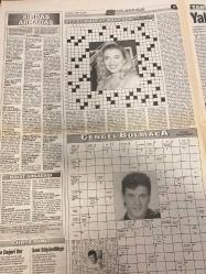 TAN GAZETESİ DOĞUM GÜNÜ HEDİYESİ - 28 NİSAN 1996 - TAM TAKIM 8 SAYFADIR -Şenay Dorsay-Ayşenur Şeyler-Mine Çayıröğlu-Seçil Kılıç-Venüs-Mehmet Duru-Mehmet Nuri Yılmaz-Tansu Çiller-Emin Kul-Bülent Ecevit-Ahmet Olcay-Şahin Polat-Şükrü Kızılot-Ruşen Atik-Güzelimiz Şenay Dorsay-Högh-Van Gobel-Souness-Moshoeu-Sergen-Orhan Yüce-Ertuğrul-Rıdvan Dilmen-Metin Aşık  Gariplerin yüzü güldü-Güzelimizi uğurladık-Alamadığı koçu çaldı-Kesik kolun diyeti 5 milyar-Tiryakiler dikkat! 3 bin dolan kapanana 4 gün kaldı-İyi bayramlar-İşte bayram şekeriniz-Högh Fener’de kalacak-Moshoeu her takıma mavi boncuk dağıtıyor-Karakartallara Ertuğrul morali-Fakir fukarayı sevindirin-Bayramda hayat oh ne rahat-SSK acil servislik-Çiller’den ev savunması-Ecevit’e göre Anayol uyumsuz-Dikkat kalbin tekliyorsa kebap yerine haşlama ye-Yalnız yaşamak sanattır-Bekarlık sultanlıktır-Erkek kokusu başımı döndürmüştü-Acaba ne kadar pişkinsiniz-Öpüşmek bir sanattır-Öpüşme hakkını bilmedikleriniz  Karikatür: Arasıra Bazı Bazı-Çizen: M