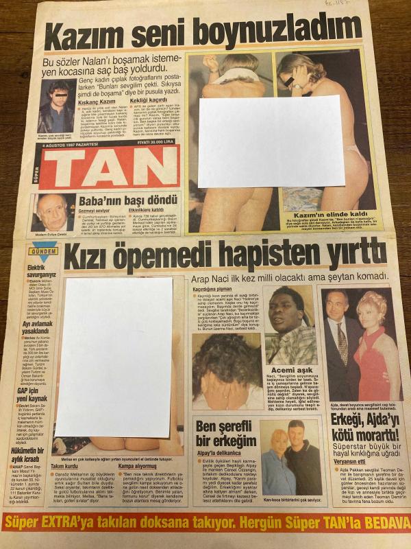 TAN GAZETESİ DOĞUM GÜNÜ HEDİYESİ 4 AĞUSTOS 1997 2 SAYFADIR  