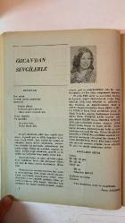 ANA KÜLTÜR SANAT, ŞİİR DERGİSİ - EYLÜL 1989 SAYI: 161  NECLA ÜNAL - HAYRET GÜRKANLI - ÖZCAN ATAMERT - MUHİDDİN N GÜVEN - NEZİH KINIKASLAN - ZÜLAL DÜRÜM - EMİN GÜMÜŞ - CİHAN SÖNMEZ - YILMAZ AYBAR - YILDIRIM DOĞAN ERGENELİ - DİLEK KILIÇ - ALİ NARÇIN - ZİYA BOZDAM - RAUF ALANYALI - FERDA KAYNARKAN - TAHİR YILDIRIM - PAŞA YILDIRIM - AYŞE MORGÜL - CAHİDE ATAKUL - OSMAN KAZANCI - TORNACI ÖMER - SELMA MİNE - BAHRİYE CANKUR - TAYYAR TAHİROĞLU - SERAP GÜRSEL - MERİH METE - MİHRİBAN TÜMERDEM - ÜNSAL TURAN - VOLKAN ŞAİR - MELİHA AVNİ SÖZEN - ŞÜKRÜ TEZER - FULYA TEZER - CEMAL BAHTİYAR - TANJU OKAN - YASEMİN EKİNCİ - EMEL SÖNMEZ - SEMA GÖZEN - ASUMAN TAYLAN - FATMA TOPAN  SİTEM - ÖZCAN'DAN SEVGİLERLE - MUTLULUK - GÖNÜLDEN SEVGİ - YAR DEYİNCE ANA DİYAR DEYİNCE BODRUM - BODRUM'UN SANATSEVER KAYMAKAMI İ. ŞÜKRÜ TEZER BEYOĞLU KAYMAKAMLIĞINA ATANDI - SANATSIZ KALAN BİR MİLLETİN HAYAT DAMARLARINDAN BİRİ KOPMUŞ DEMEKTİR - TAM TAKIM  36 SAYFA