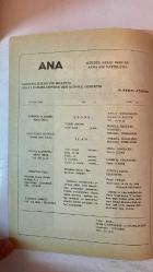 ANA KÜLTÜR SANAT, ŞİİR DERGİSİ - KASIM 1990 SAYI: 175  MEHMET RASİM MUTLU – HASAN ELMAS – CAHİDE ATAKUL – NECMETTİN SELÇUK – MEMDUHA OLGUN – EIA ODYAKMAZ – TURGUT ÖZEL – NIHAT ÖZYÜKSEL – HABİB GEREZ – HİKMET OKUYAR – AYŞE MORGÜL – HANİFE KAHRAMAN – ÖMER KALAFAT – FERHAT DİKSES – S. OZAN USLU – AYNUR BALCIOĞLU – MÜNİRE AKSARAY – NEVİN YAVUZ – UĞUR GÜR – TORNACI ÖMER DEVELİOĞLU – MÜVEDDET TÜRKUĞUR YAYIKOĞLU – SUAT YIĞMATEPE – OKTAY YİVLİ – MELDA ÖZATA – YILMAZ AYBAR – ALEN ARMAN – GÜRKAN HİÇDURMAZ – ZİYA BOZBAN – ARLİN YOLUSEVER – MUALLA SÜMER – FATMA ONUR  YOKLUKDA VARLIK – TUT ELİMDEN ÖĞRETMENİM – ESERİMSİNİZ, ESERİNİZİM – ÖĞRETMENİN RÜYASI – ÇEVRE MAHKEMESİ – ÖĞRETMENLER GÜNÜ – SANATSIZ KALAN BİR MİLLETİN HAYAT DAMARLARINDAN BİRİ KOPMUŞ DEMEKTİR - TAM TAKIM  36 SAYFA