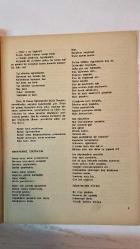 ANA KÜLTÜR SANAT, ŞİİR DERGİSİ - KASIM 1990 SAYI: 175  MEHMET RASİM MUTLU – HASAN ELMAS – CAHİDE ATAKUL – NECMETTİN SELÇUK – MEMDUHA OLGUN – EIA ODYAKMAZ – TURGUT ÖZEL – NIHAT ÖZYÜKSEL – HABİB GEREZ – HİKMET OKUYAR – AYŞE MORGÜL – HANİFE KAHRAMAN – ÖMER KALAFAT – FERHAT DİKSES – S. OZAN USLU – AYNUR BALCIOĞLU – MÜNİRE AKSARAY – NEVİN YAVUZ – UĞUR GÜR – TORNACI ÖMER DEVELİOĞLU – MÜVEDDET TÜRKUĞUR YAYIKOĞLU – SUAT YIĞMATEPE – OKTAY YİVLİ – MELDA ÖZATA – YILMAZ AYBAR – ALEN ARMAN – GÜRKAN HİÇDURMAZ – ZİYA BOZBAN – ARLİN YOLUSEVER – MUALLA SÜMER – FATMA ONUR  YOKLUKDA VARLIK – TUT ELİMDEN ÖĞRETMENİM – ESERİMSİNİZ, ESERİNİZİM – ÖĞRETMENİN RÜYASI – ÇEVRE MAHKEMESİ – ÖĞRETMENLER GÜNÜ – SANATSIZ KALAN BİR MİLLETİN HAYAT DAMARLARINDAN BİRİ KOPMUŞ DEMEKTİR - TAM TAKIM  36 SAYFA