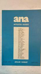 ANA KÜLTÜR SANAT, ŞİİR DERGİSİ - MART 1991 SAYI: 179  UĞUR GÜR – M. RASİM MUTLU – NAGAHAN AKAY – OKTAY YIVLI – YILMAZ AYBAR – İSMAİL ALİ SARAR – TAYYAR TAHİROĞLU – EMİNE IZDAR – AYŞEGÜL DALAMAN – ŞERAFETTİN GÜRŞEN – EKREM ÇİÇEK – SAMİ DERİNTUNA – ALİ DİLKİ – AYSEL DOĞAN – ADEM AKINCIOĞLU – NEVİN YAVUZ – EROL GÜNGÖR – NECMETTİN SELÇUK – NEDİM SAATÇİOĞLU – NECATİ ERDEK – MUSA KATİPOĞLU – ŞADIMAN SÜEROĞLU – KEMAL TURHAN – GÜLEN YİYENOĞLU – HİKMET ÇELİK – AYTÜL DİNLER – EMİNE İNAN – MEHMET ULUGERGERLİ – MAHMUT ÇELİKGÜN – ELA ODYAKMAZ – FATMA ONUR – HANİFE TOK – MERAL DALAMAN – CENGİZHAN MUTLU – FATOŞ TEKTAŞ – SEVİM İŞLER – TAHSİN URAL – TAHİR ÜSTÜNDAĞ – BILLUR SEMERCİOĞLU – İSMAİL DEMİRKIRAN  BİR AYRILIK ŞARKISI – YİNE BEN OLACAĞIM – TASAVVUF SOHBETLERİ: ÖZGÜRCE TEFEKKÜRE DOĞRU – YUNUS EMRE ÜZERİNE BİR ARAŞTIRMA- TAM TAKIM  36 SAYFA