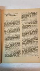 ANA KÜLTÜR SANAT, ŞİİR DERGİSİ - MART 1991 SAYI: 179  UĞUR GÜR – M. RASİM MUTLU – NAGAHAN AKAY – OKTAY YIVLI – YILMAZ AYBAR – İSMAİL ALİ SARAR – TAYYAR TAHİROĞLU – EMİNE IZDAR – AYŞEGÜL DALAMAN – ŞERAFETTİN GÜRŞEN – EKREM ÇİÇEK – SAMİ DERİNTUNA – ALİ DİLKİ – AYSEL DOĞAN – ADEM AKINCIOĞLU – NEVİN YAVUZ – EROL GÜNGÖR – NECMETTİN SELÇUK – NEDİM SAATÇİOĞLU – NECATİ ERDEK – MUSA KATİPOĞLU – ŞADIMAN SÜEROĞLU – KEMAL TURHAN – GÜLEN YİYENOĞLU – HİKMET ÇELİK – AYTÜL DİNLER – EMİNE İNAN – MEHMET ULUGERGERLİ – MAHMUT ÇELİKGÜN – ELA ODYAKMAZ – FATMA ONUR – HANİFE TOK – MERAL DALAMAN – CENGİZHAN MUTLU – FATOŞ TEKTAŞ – SEVİM İŞLER – TAHSİN URAL – TAHİR ÜSTÜNDAĞ – BILLUR SEMERCİOĞLU – İSMAİL DEMİRKIRAN  BİR AYRILIK ŞARKISI – YİNE BEN OLACAĞIM – TASAVVUF SOHBETLERİ: ÖZGÜRCE TEFEKKÜRE DOĞRU – YUNUS EMRE ÜZERİNE BİR ARAŞTIRMA- TAM TAKIM  36 SAYFA